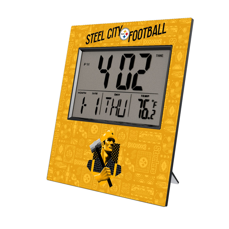 Pittsburgh Steelers 2024 Illustrated Limited Edition Wall Clock