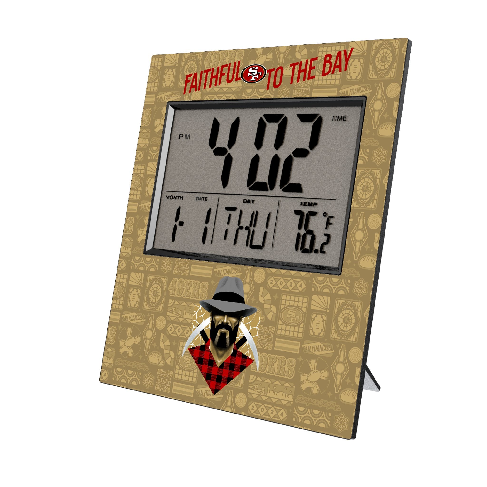 San Francisco 49ers 2024 Edition Wall Clock