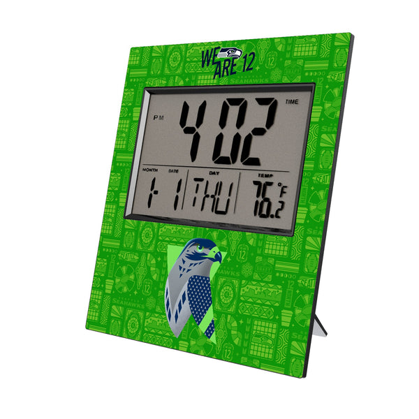 Seattle Seahawks 2024 Illustrated Limited Edition Wall Clock