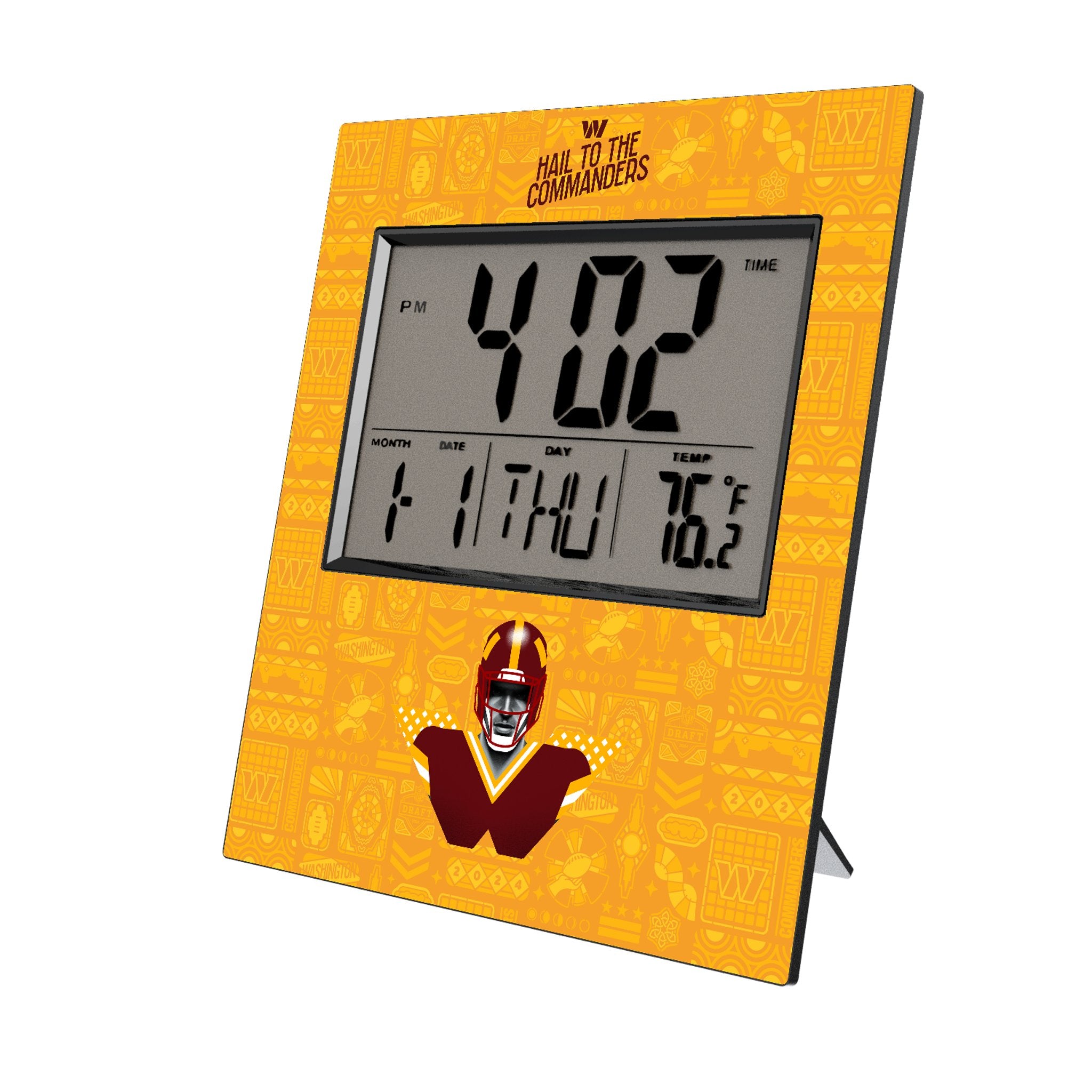 Washington Commanders 2024 Edition Wall Clock
