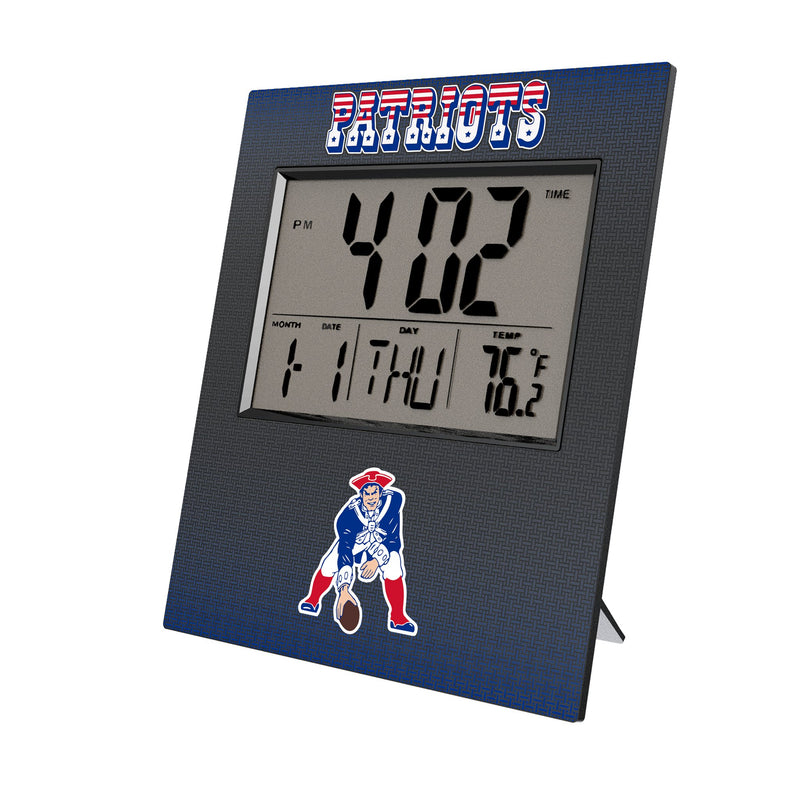 New England Patriots Historic Collection Linen Wall Clock