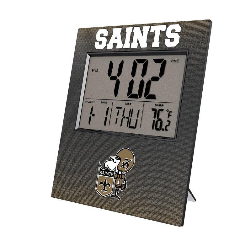 New Orleans Saints Historic Collection Linen Wall Clock