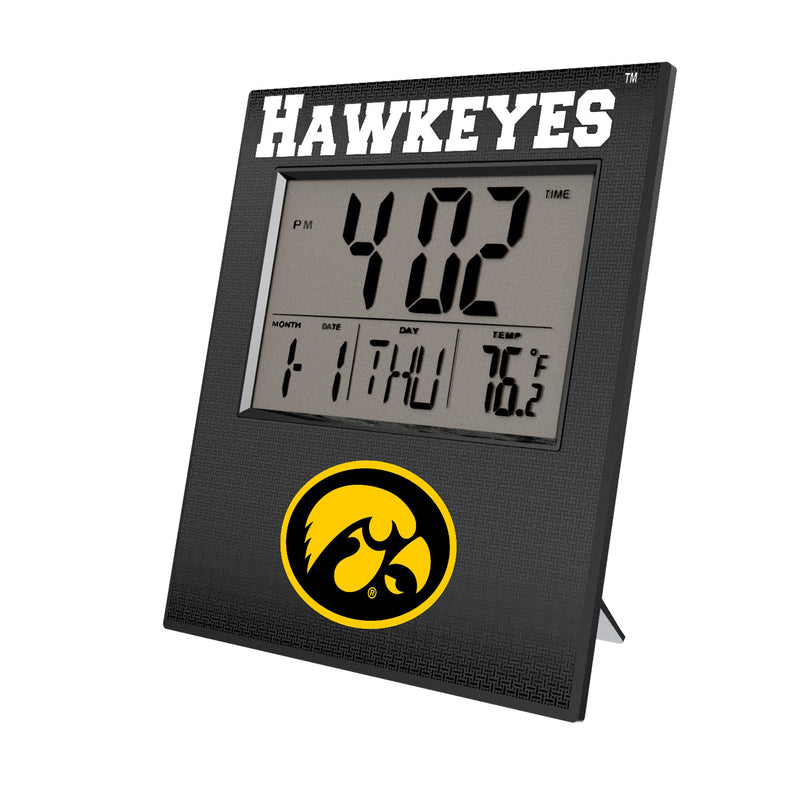 University of Iowa Hawkeyes Linen Wall Clock