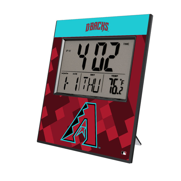 Arizona Diamondbacks Color Block Wall Clock
