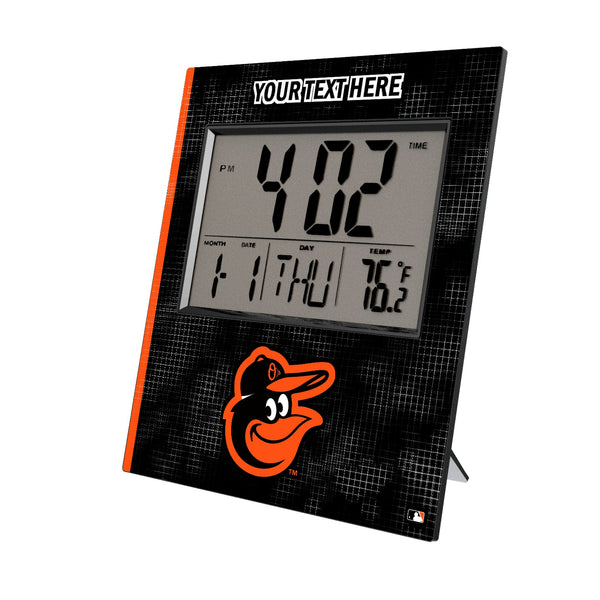 Baltimore Orioles Personalized Hatch Wall Clock