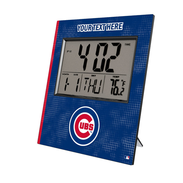 Chicago Cubs Personalized Hatch Wall Clock