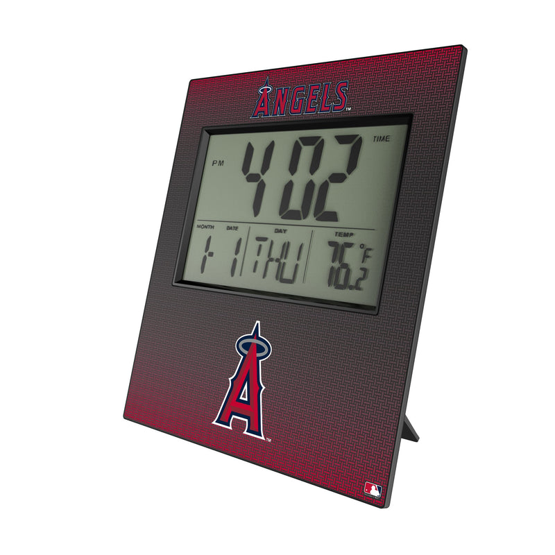 Los Angeles Angels Linen Wall Clock