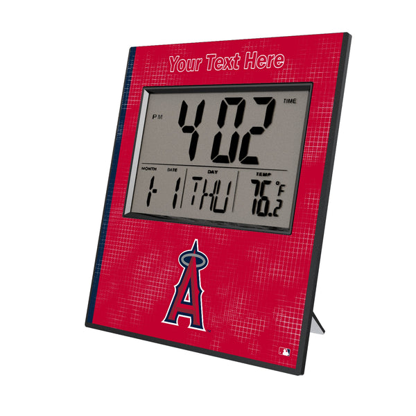 Los Angeles Angels Personalized Hatch Wall Clock
