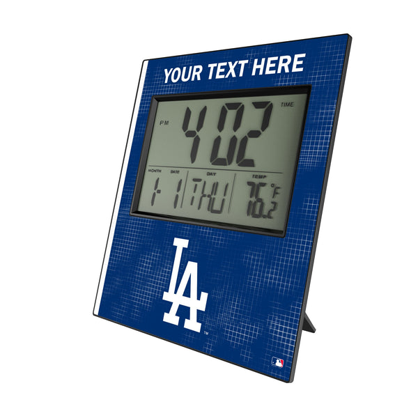 LA Dodgers Personalized Hatch Wall Clock