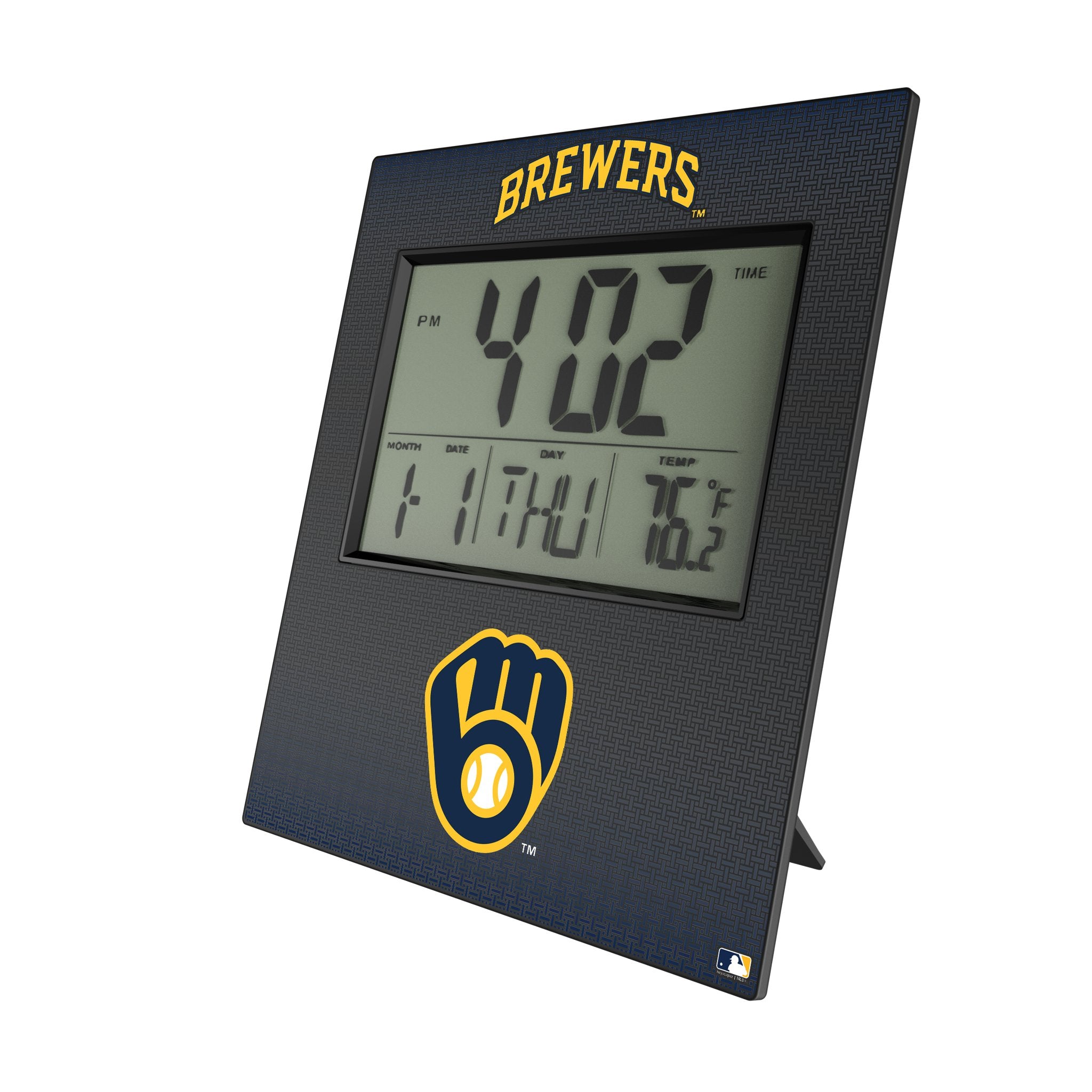 Milwaukee Brewers Linen Wall Clock