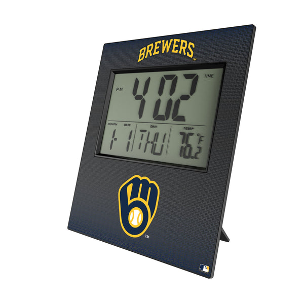 Milwaukee Brewers Linen Wall Clock