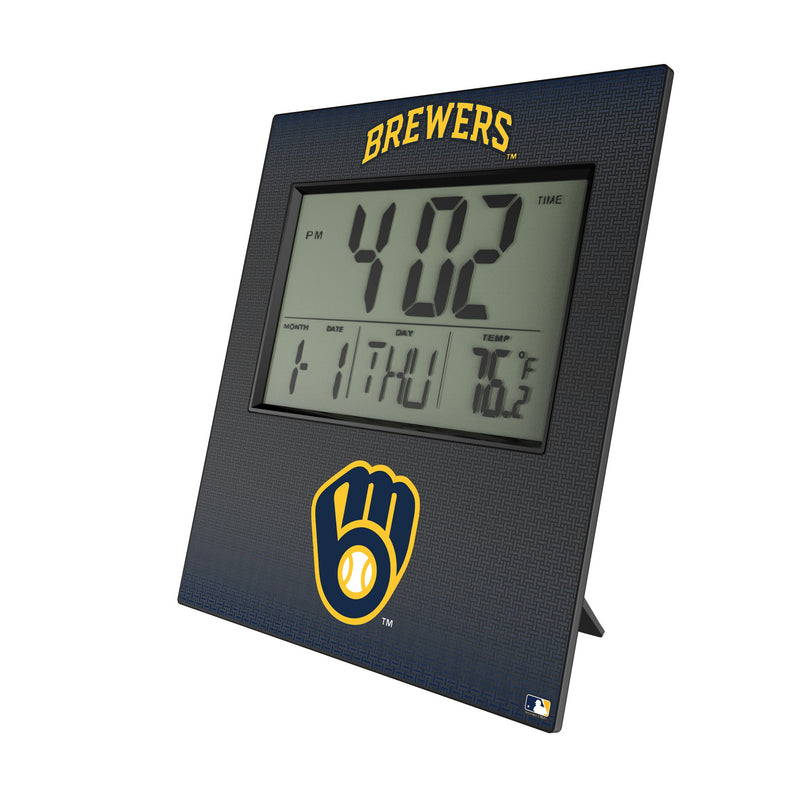 Milwaukee Brewers Linen Wall Clock