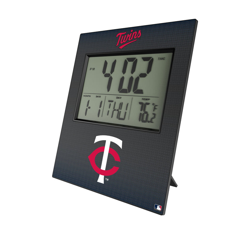 Minnesota Twins Linen Wall Clock