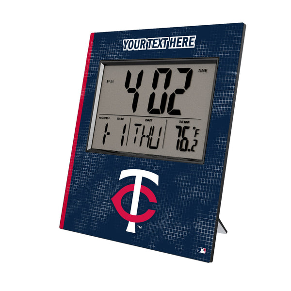 Minnesota Twins Personalized Hatch Wall Clock