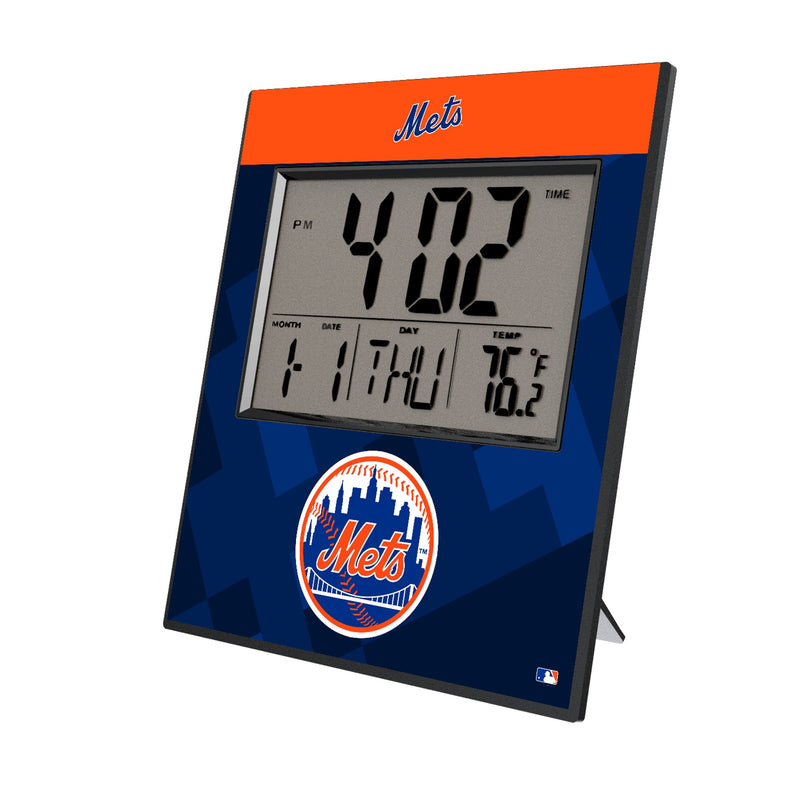 New York Mets Color Block Wall Clock