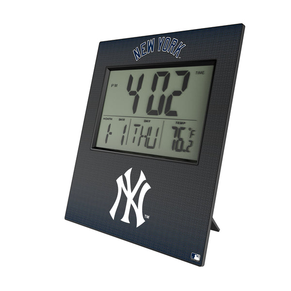 New York Yankees Linen Wall Clock