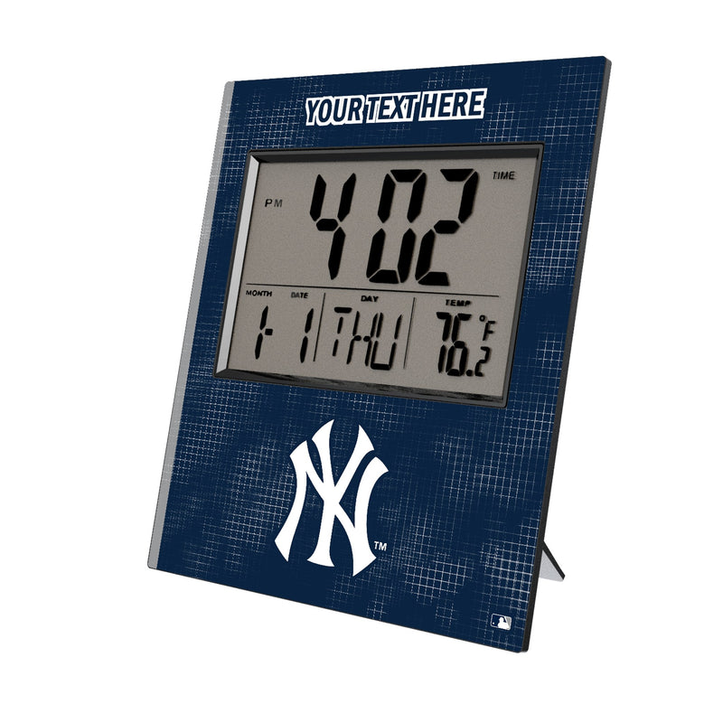 New York Yankees Personalized Hatch Wall Clock