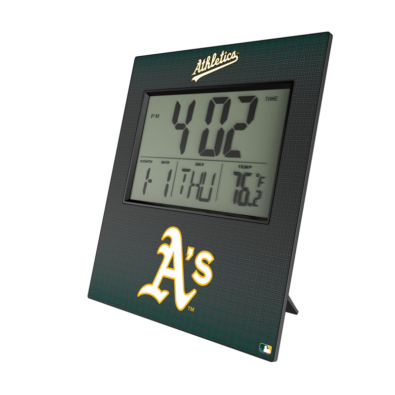 Oakland Athletics Linen Wall Clock