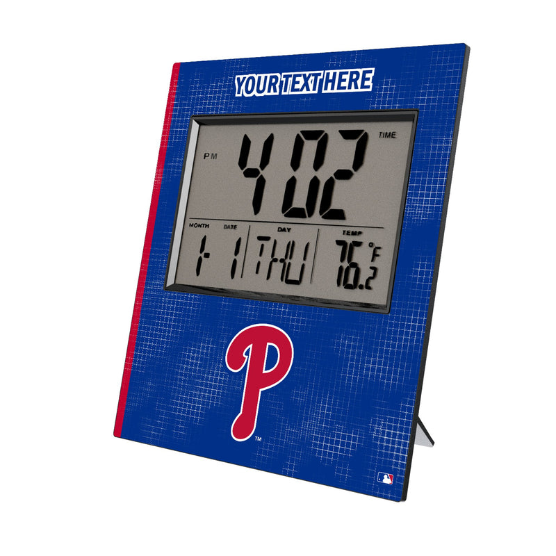 Philadelphia Phillies Personalized Hatch Wall Clock