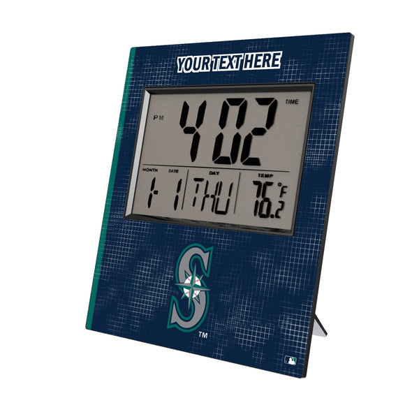Seattle Mariners Personalized Hatch Wall Clock