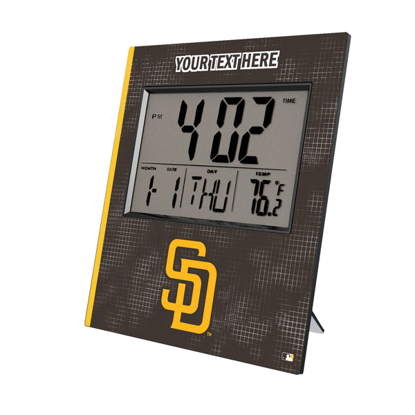 San Diego Padres Personalized Hatch Wall Clock