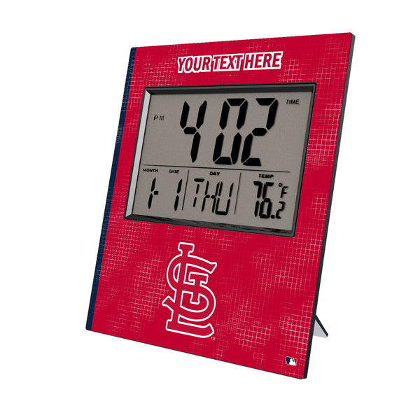 St Louis Cardinals Personalized Hatch Wall Clock