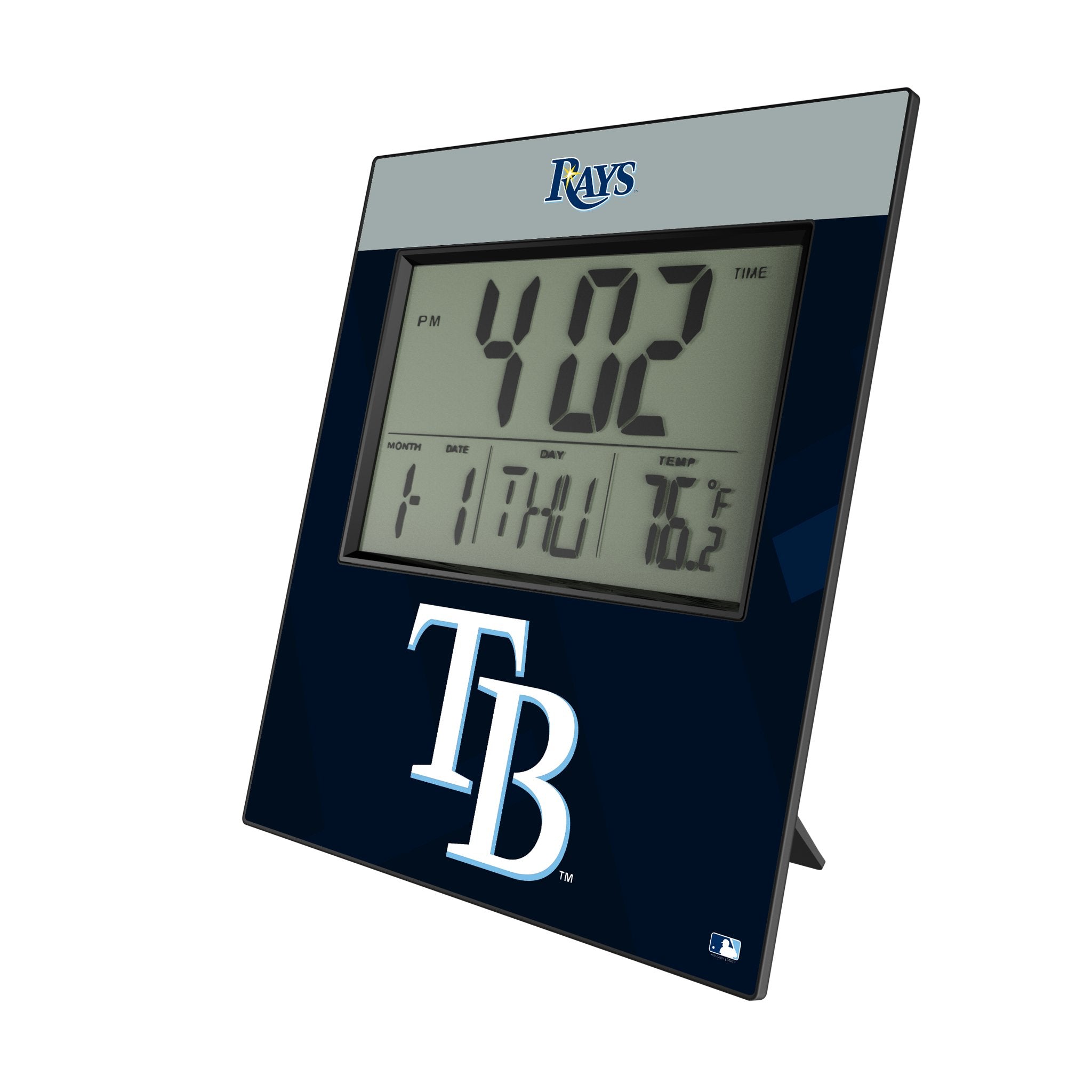 Tampa Bay Rays Color Block Wall Clock