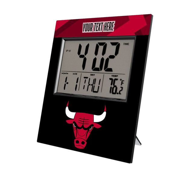 Chicago Bulls Personalized Color Block Wall Clock