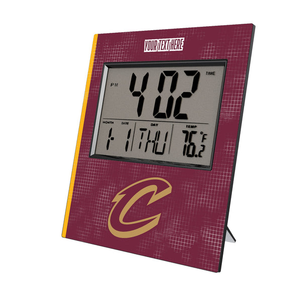 Cleveland Cavaliers Personalized Hatch Wall Clock