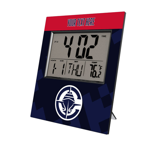 Los Angeles Clippers Personalized Color Block Wall Clock