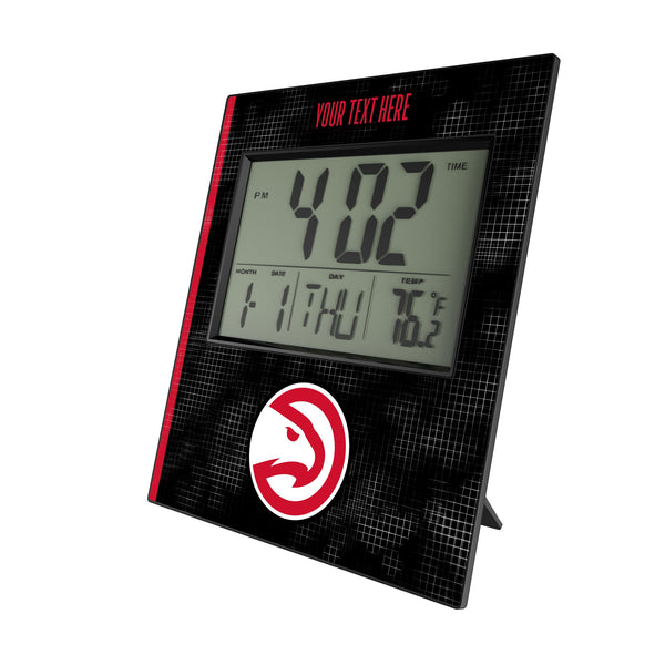 Atlanta Hawks Personalized Hatch Wall Clock