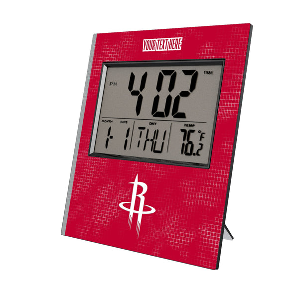 Houston Rockets Personalized Hatch Wall Clock