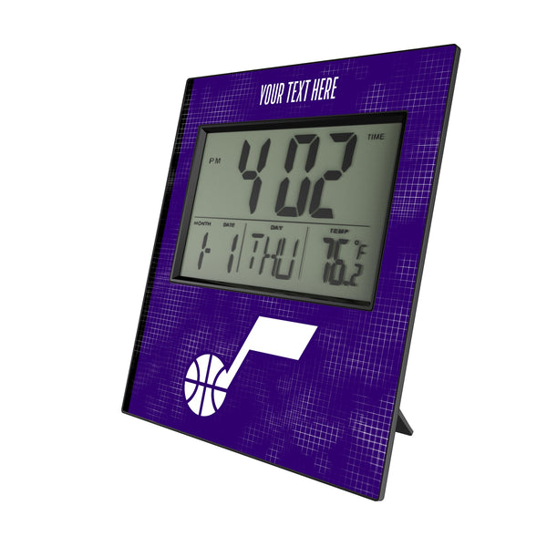 Utah Jazz Personalized Hatch Wall Clock