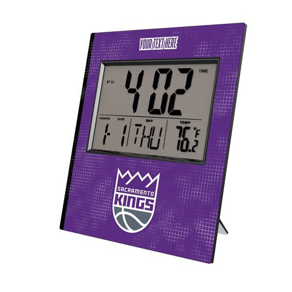 Sacramento Kings Personalized Hatch Wall Clock