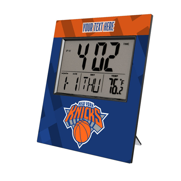 New York Knicks Personalized Color Block Wall Clock