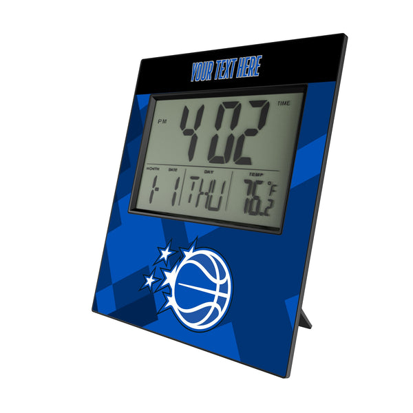Orlando Magic Personalized Color Block Wall Clock