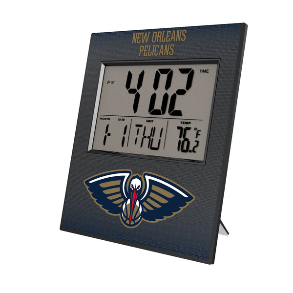 New Orleans Pelicans Linen Wall Clock