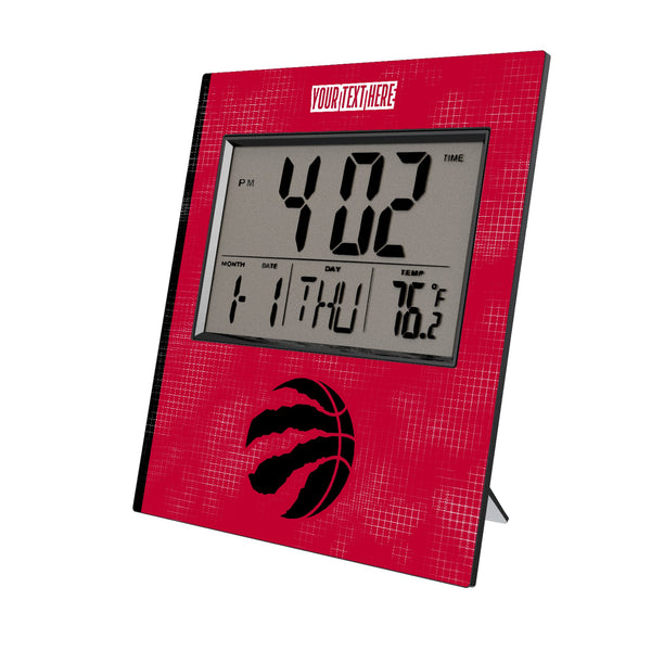 Toronto Raptors Personalized Hatch Wall Clock