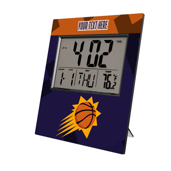 Phoenix Suns Personalized Color Block Wall Clock