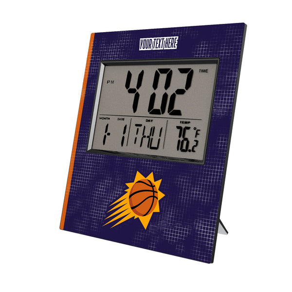 Phoenix Suns Personalized Hatch Wall Clock