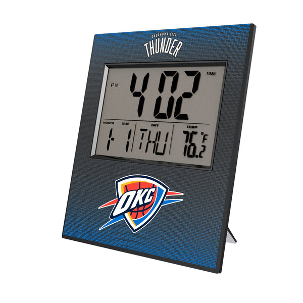Oklahoma City Thunder Linen Wall Clock