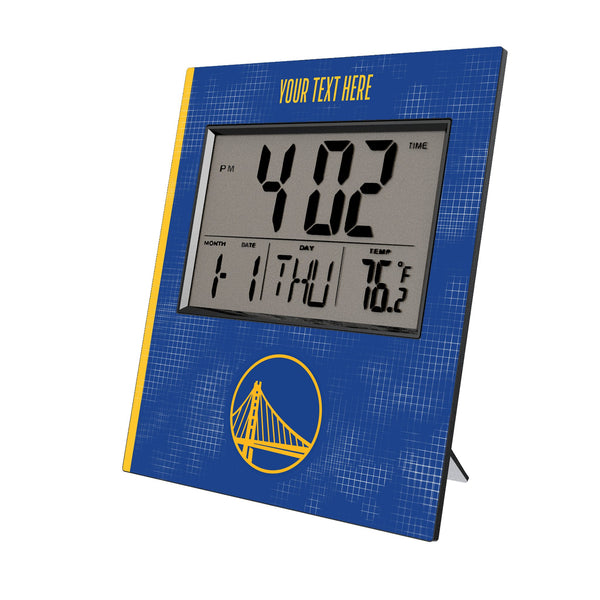 Golden State Warriors Personalized Hatch Wall Clock