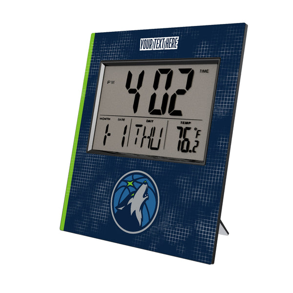 Minnesota Timberwolves Personalized Hatch Wall Clock