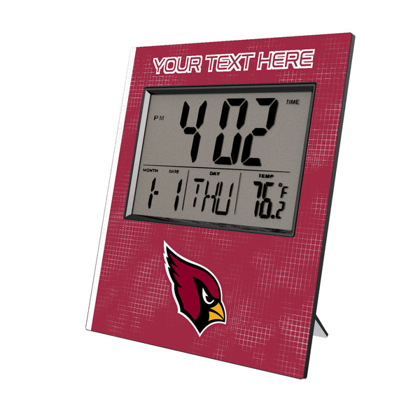 Arizona Cardinals Personalized Hatch Wall Clock
