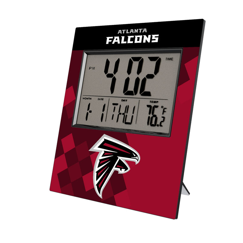 Atlanta Falcons Color Block Wall Clock