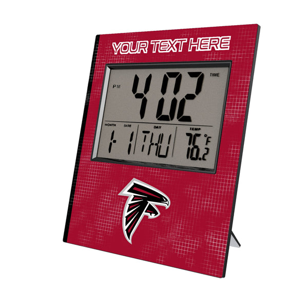 Atlanta Falcons Personalized Hatch Wall Clock