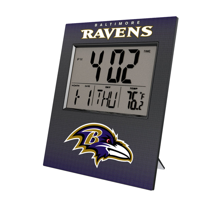 Baltimore Ravens Linen Wall Clock