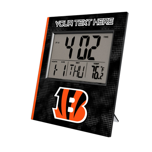 Cincinnati Bengals Personalized Hatch Wall Clock