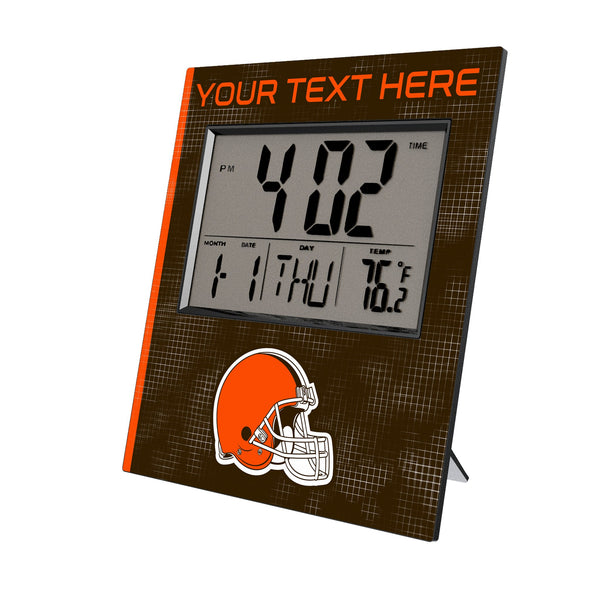 Cleveland Browns Personalized Hatch Wall Clock