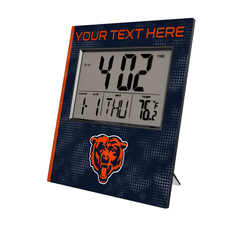 Chicago Bears Personalized Hatch Wall Clock